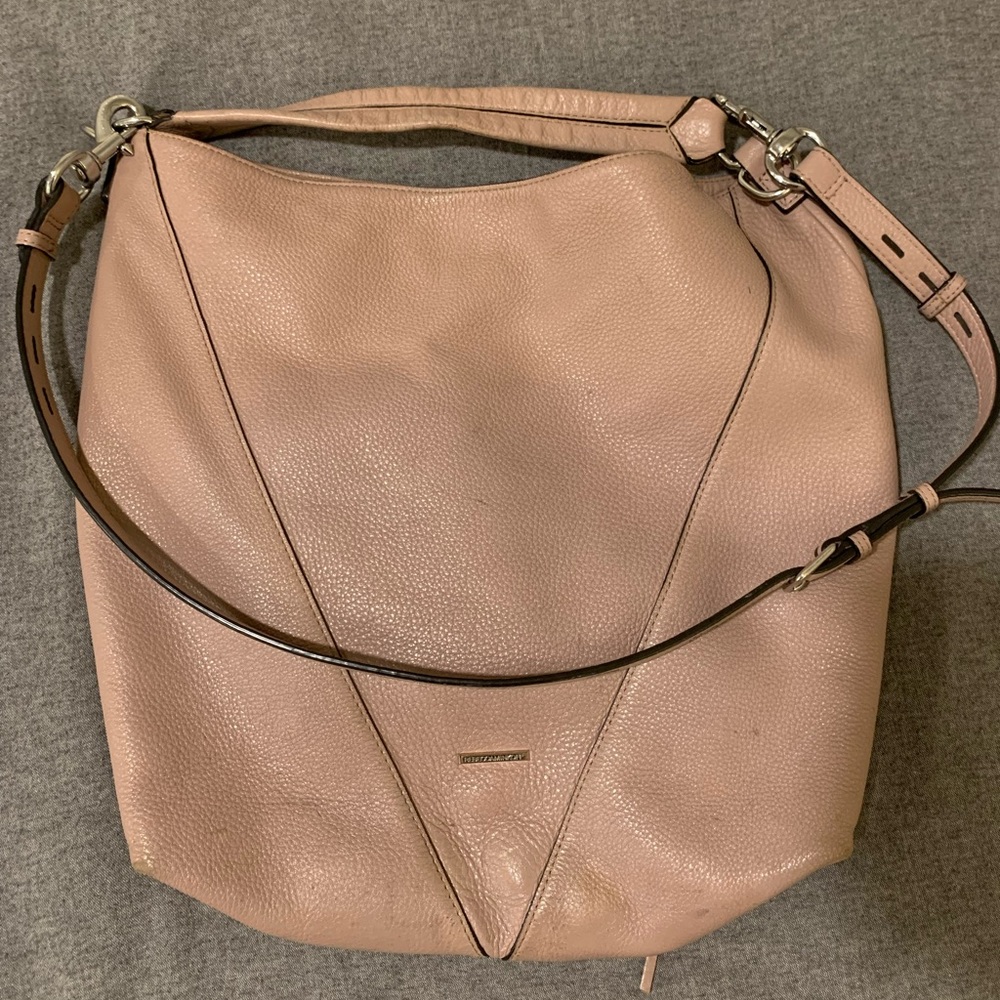 Rebecca Minkoff Moto Hobo Bag | Vintage Pink - Picture 2 of 10